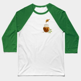 Greek honey Watercolor Illustration Baseball T-Shirt